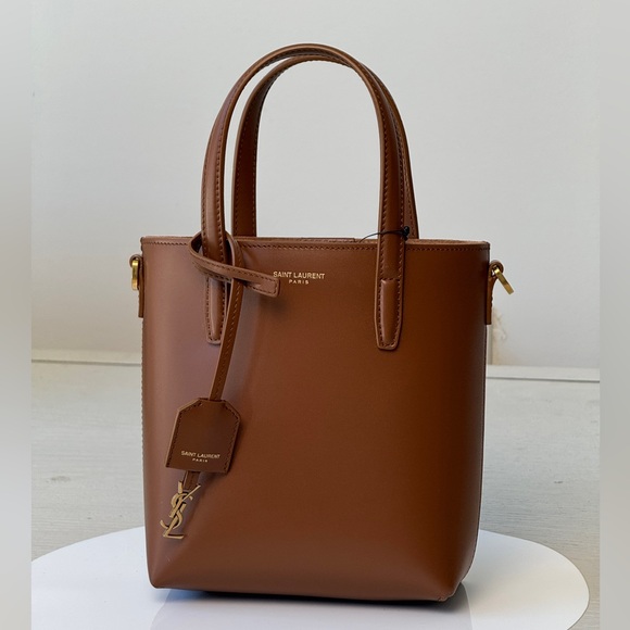 Saint Laurent Toy Shopping Mini Leather Tote Women’s Bag - Picture 1 of 9